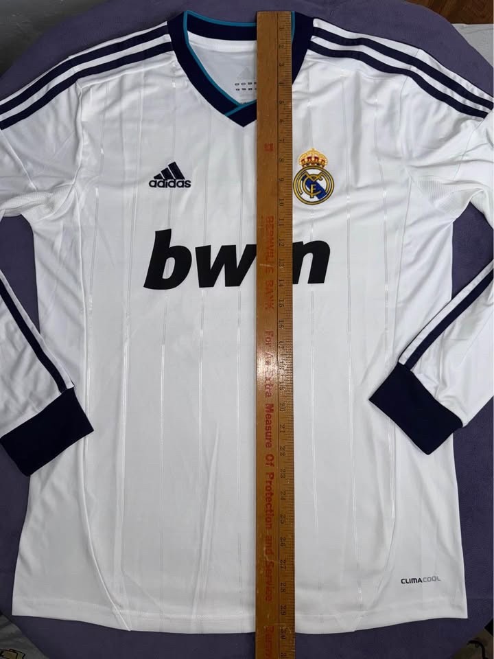 Real Madrid 2012-12 Home Long Sleeve Jersey Adidas OZIL #10 Men's