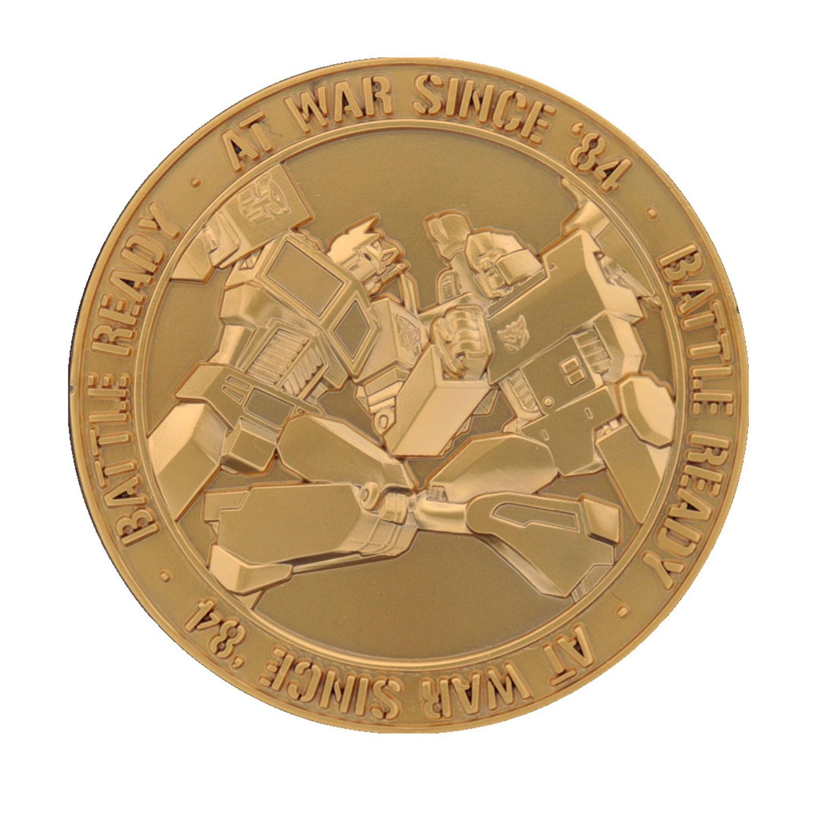 Transformers 40th Anniversary 24k Gold Plated Collectible Coin