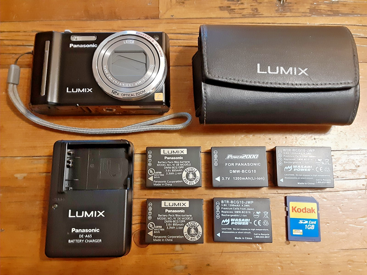 ✨美品✨Panasonic ZS6 動作品 電池2個 充電器付 Leica Panasonic LUMIX DMC-ZS6 12.1MP Digital Camera - Black for sale