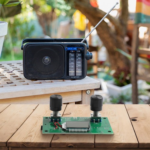 Wireless FM Radio Receiver Module with Blue Backlit LCD Display for Enthusiasts - Afbeelding 11 van 24
