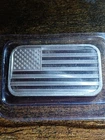1oz 999 Silver United States American Flag Bar Sealed By Silvertowne Mint ⛏️🇺🇲
