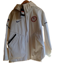 NWT NIKE US OLYMPIC TEAM TECH JACKET MEN'S LARGE WHITE