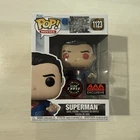 Funko Pop Justice League Superman (Chase) Glows in the Dark GITD #1123 AAA Anime