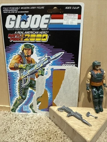 Dodger Complete w/ Cardback G.I. Joe 1987 New O Ring
