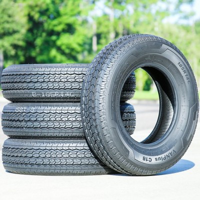 4 Tires 185R14 102/100R Load D 8 Ply Atlander VANPlus C18 Van Commercial