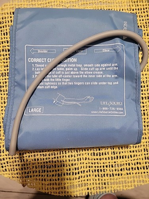 #ad #ad Life Source Blood Pressure Replacement Cuff Size Large $10.00