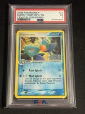 Marshtomp EX Crystal Guardians Reverse Holo PSA 5 24/100 2006 LOW POP NEW CERT on eBay
