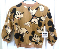 Disney All Over Mickey Mouse Pajamas Set Snug Fit Long Sleeve Size 7