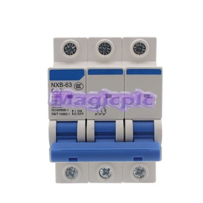 For Chint NXB-63 3P 63A Series Circuit Breaker Leakage Protector C-Type~