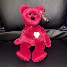 TY Beanie Baby - VALENTINA the Bear (8.5 inch) - MWMT's Stuffed Animal Toy
