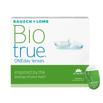 Bausch + Lomb Biotrue ONEday Tageslinsen, Kontaktlinsen, weich, 90 St.