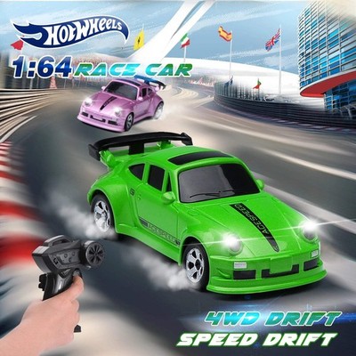 Mini Desktop RC Drift Car 1:64 4WD ferngesteuertes Stunt Racing Spielzeug