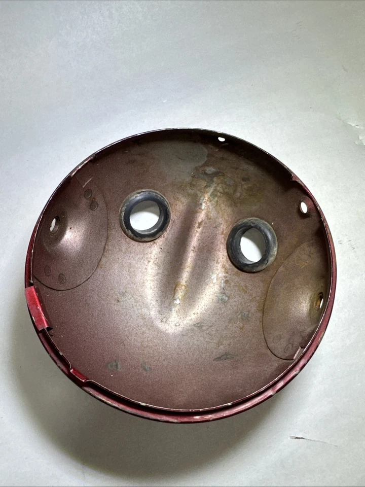 ✅ 1974 Yamaha RD125 Farol Balde Prato YHA-117 🇯🇵 *115 - Imagem 4 de 4