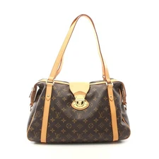 Louis Vuitton Monogram Stresa Pm Shoulder Bag Women Brown One Size