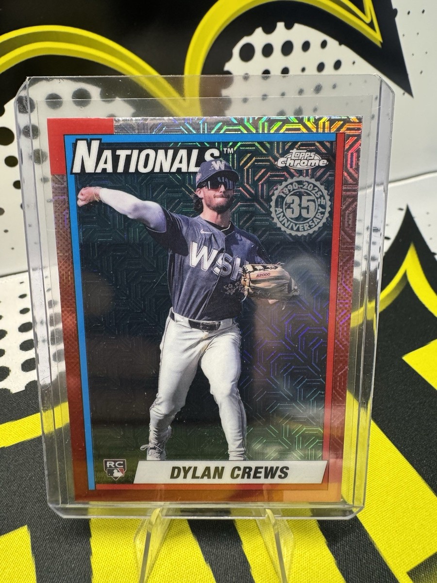 2025 Topps Series 2 Silver Pack 1990 Chrome Mojo Dylan Crews