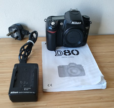 Nikon D80 Body ? Superb condition +  Battery, Charger & Manual - see sample pic