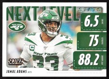 Jamal Adams 2020 Score: Next Level Stats #NLS-JA New York Jets