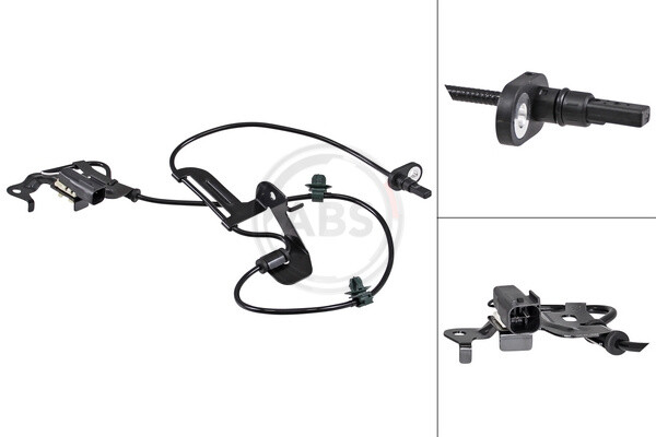 Sensor Raddrehzahl aktiver Sensor 1.205 mm Kabel A.B.S. für FORD RANGER - Bild 3