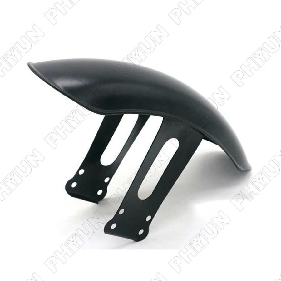 Guardabarros delantero de hierro para motocicleta motocicleta negro para Honda CG125 EE. UU. Stock Foto 4 de 4