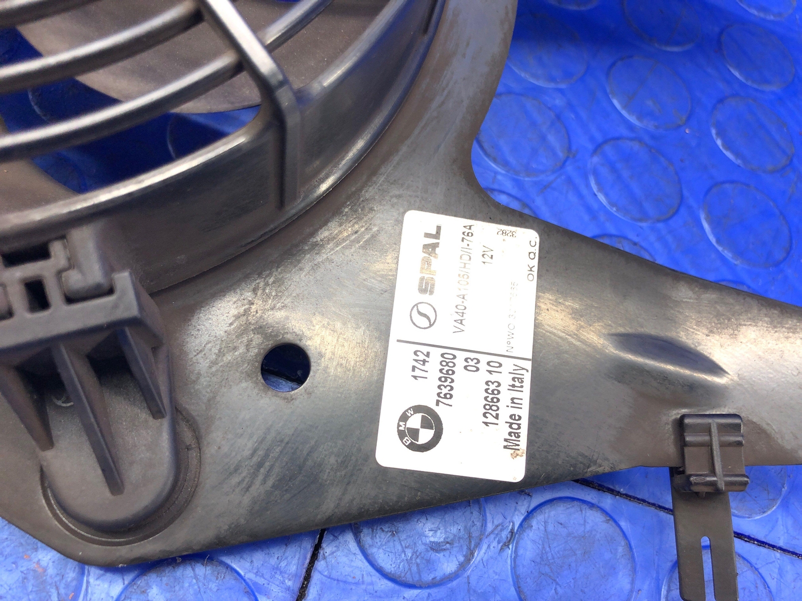 2014-2020 BMW I8 OEM REAR TRUNK MOUNTED ELECTRICAL FAN 17427639680