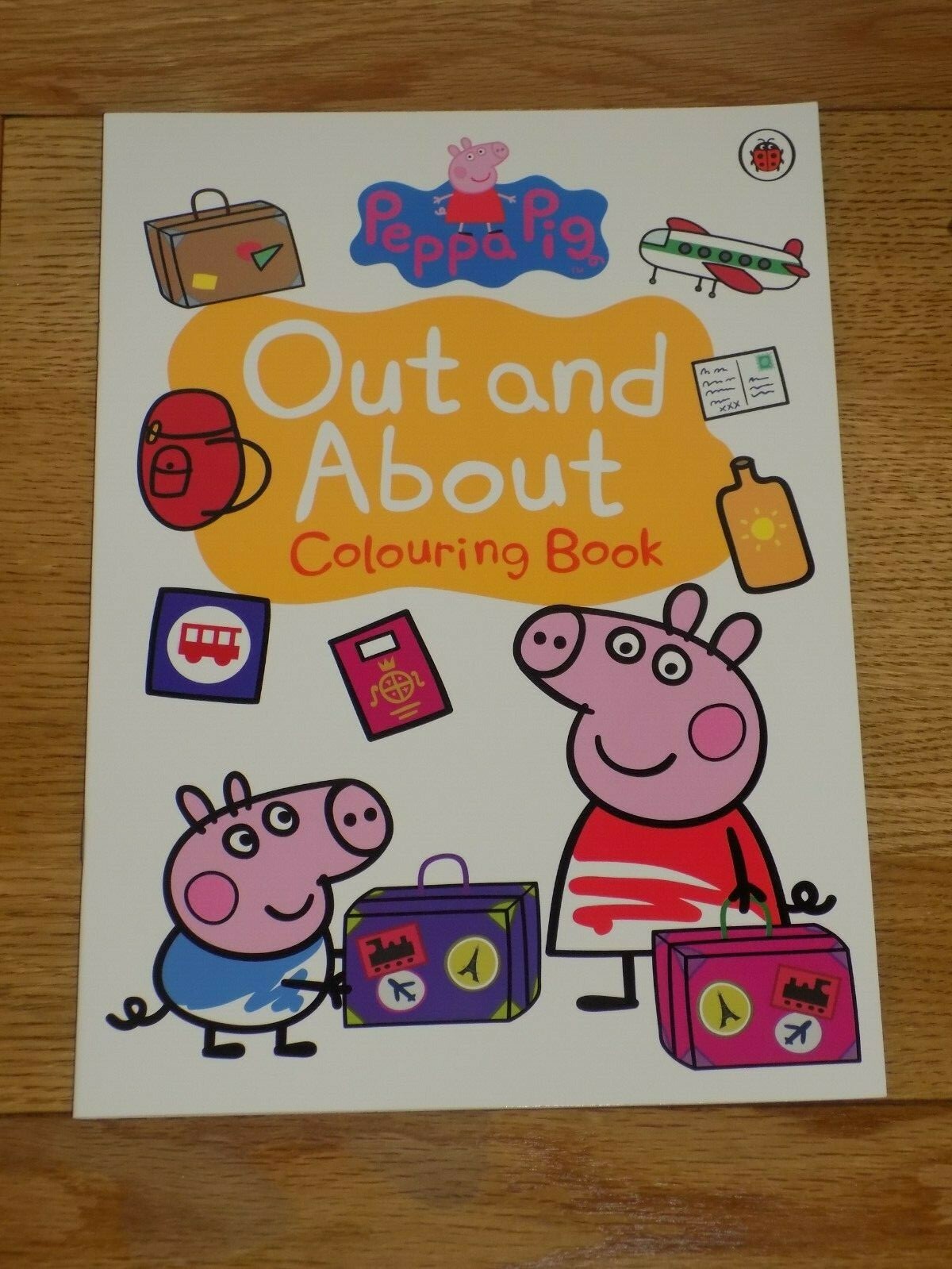 Ladybird - Peppa Pig Colouring Book - Out & About - BRAND NEW