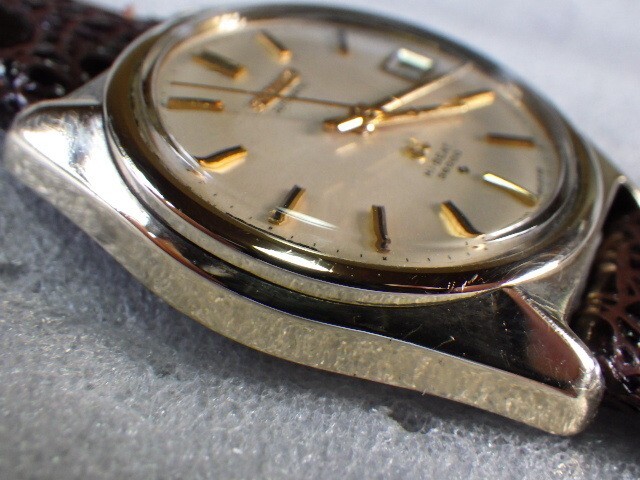 Vintage Grand Seiko 6145-8000 Hi-Beat 36000 Automatic Cap Gold