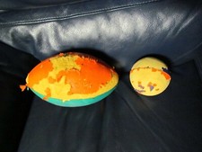 Set of 2 Vintage Nerf Football and baseball Early 1980's Rare