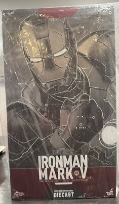 Hot Toys Iron Man 2 Tony Stark Mark V  1:6 Figure MMS400-D18