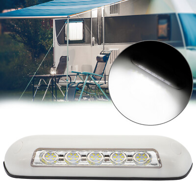 LED Außen Lampe Wohnwagen Wohnmobil Caravan Tür Leuchte wasserdicht 20cm 12V 24V