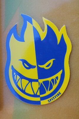 SPITFIRE Skateboard Wheels Fire Head Split Logo Vintage