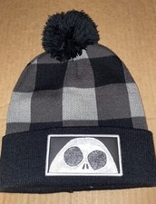 Disney The nightmare before Christmas JACK Plaid Knit Beanie Hat new