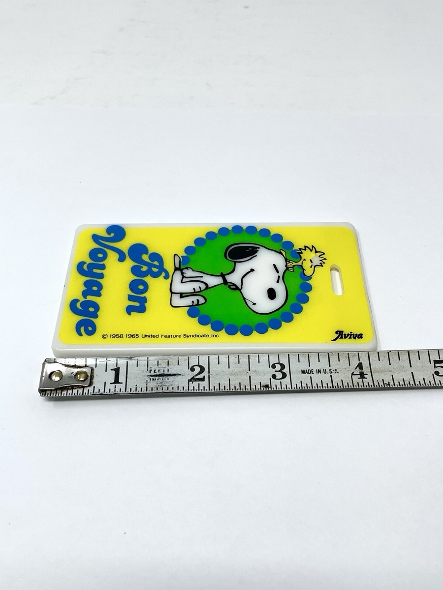 Peanuts Snoopy Aviva Luggage Tag 