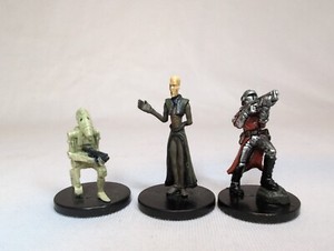 Star Wars Miniatures Battle Droid, San Hill, Separatist Commando #25, 37, 38/60