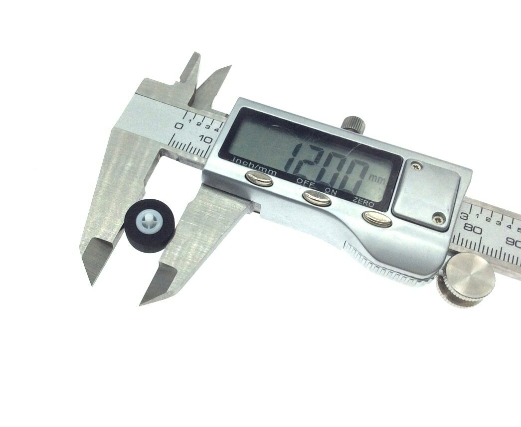 2pcs 12x2x6mm Pinch Roller for Cassette Deck Recorder Tape for JVC TDW