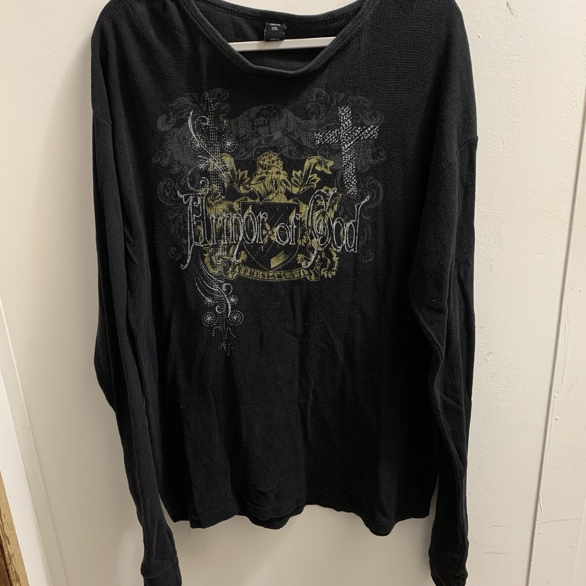 Thermal Shirt Black 2XL Pit To Pit 23” Length 30” Long Sleeves | eBay