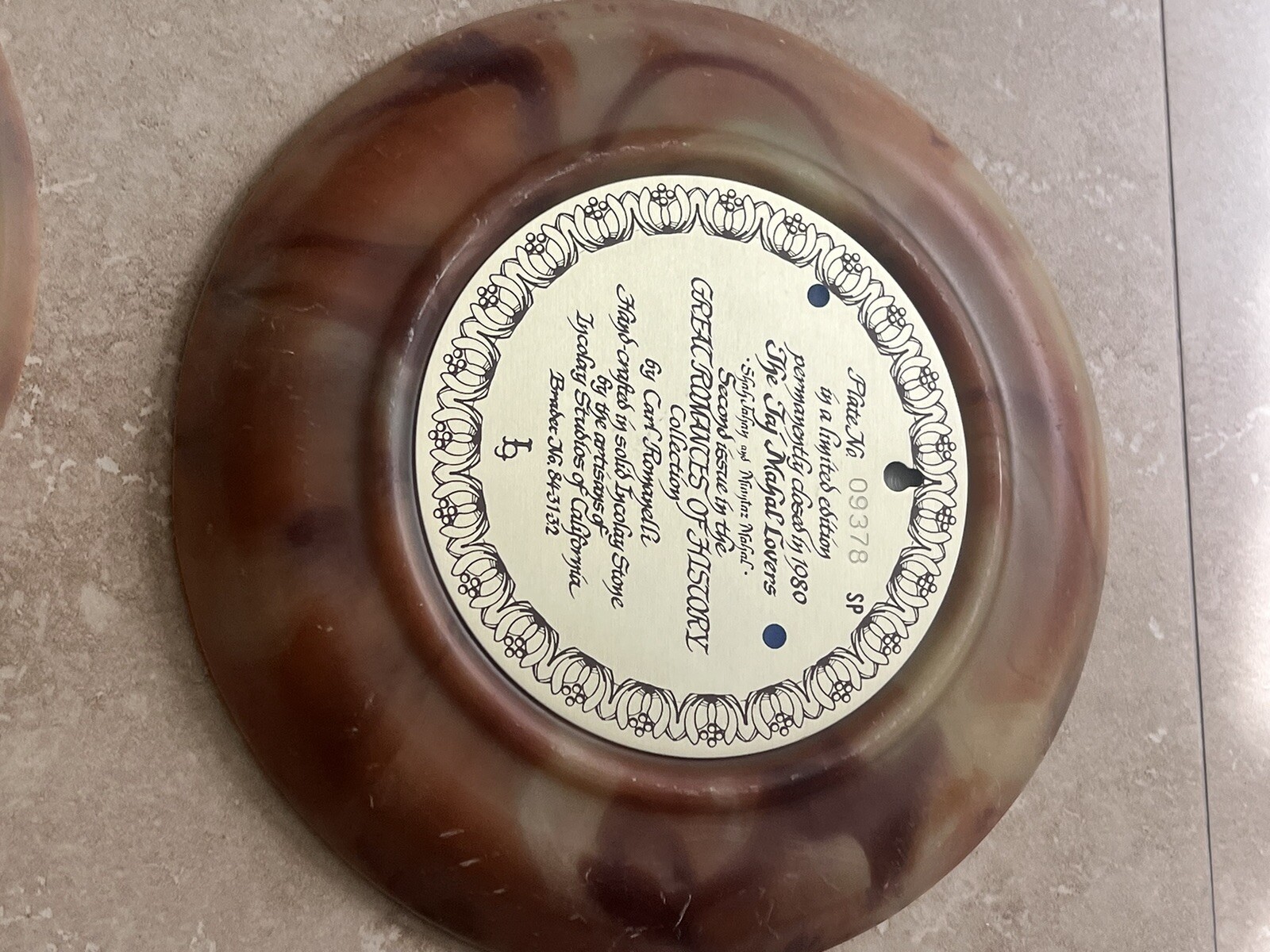 Studio Romanelli Great Romances of History Plate Collection Incolay Studios Romanelli ...