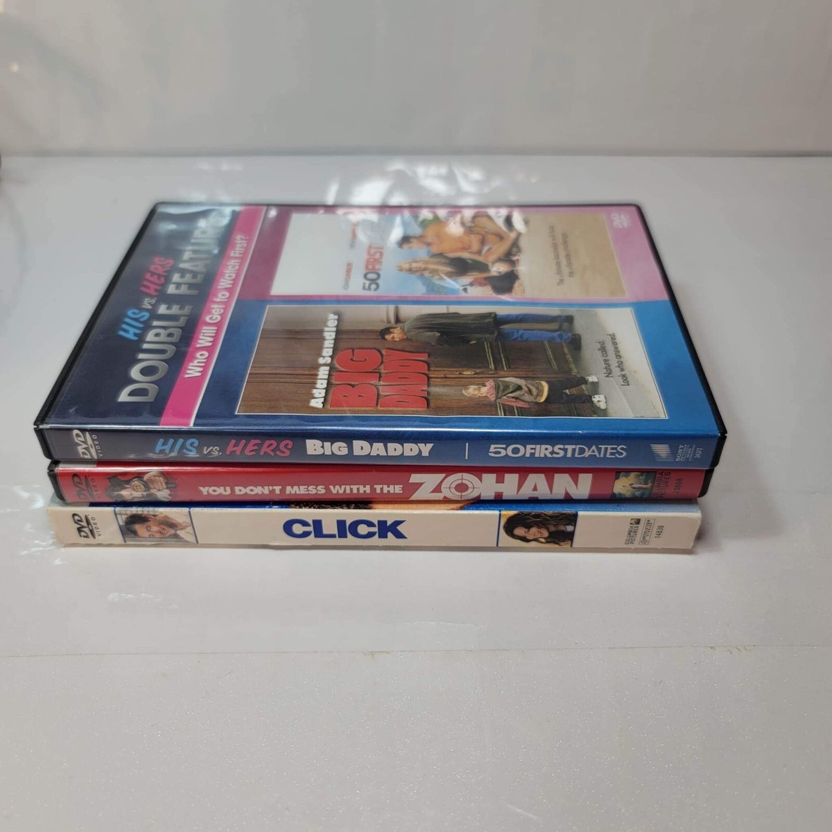 You Don't Mess with the Zohan/Click (Adam Sandler comedies) Big