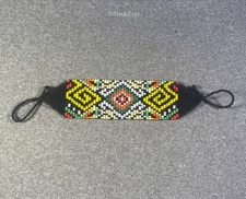 Embera Chami beaded Bracelet by women of the Colombian indigenous tribe 3197