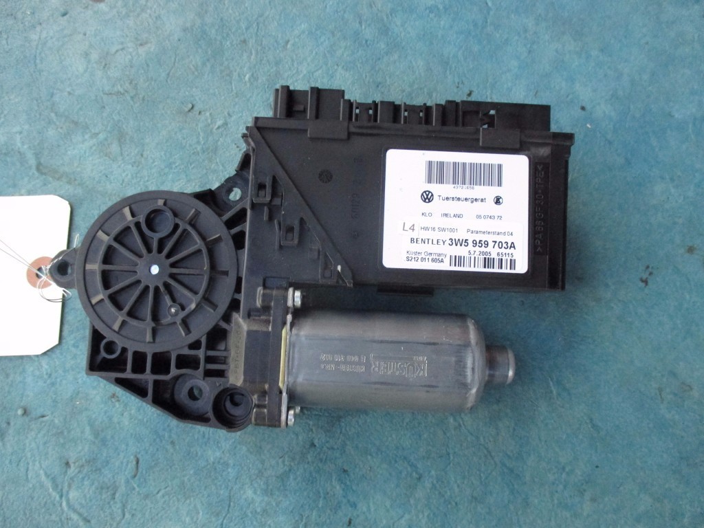 Bentley Flying Spur left rear door window lift regulator motor tested 
