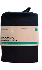 BRAND NEW  COTTON BLEND KING SIZE SHEET SET COLOR BLUE 