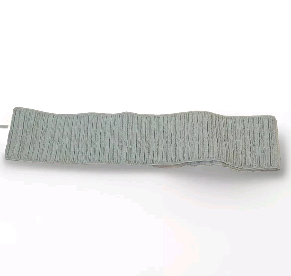 Stretch Waist Belt Beige Floral Buckle Southwestern M/L Boho Hippie Fairy Grunge - Image 3 of 4