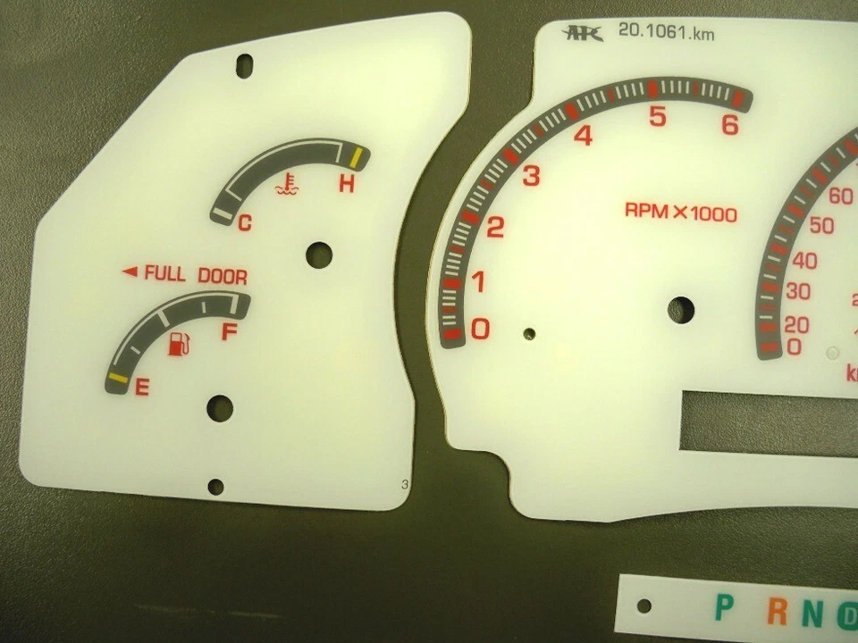 Medidores de brillo de cara blanca para Ford Explorer Ranger 95-00 kilómetros racimo Foto 2 de 4