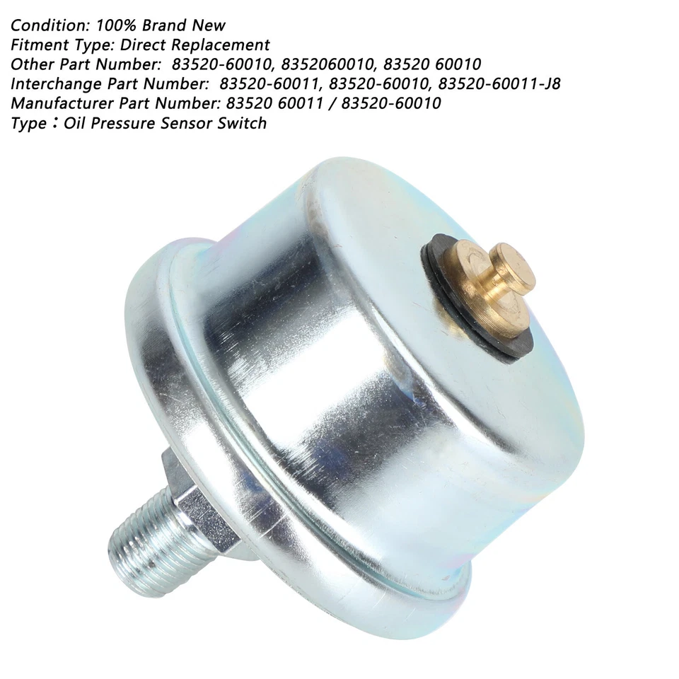 Oil Pressure Gauge Sender For Toyota Land Cruiser FJ80 FZJ80 HDJ80 HZJ80 83- 96 - Image 3 of 4