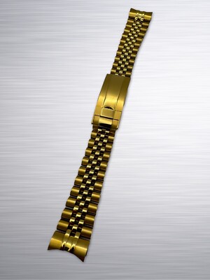 20mm Jubilee Oyster Ersatz-Uhrenarmband-Set ''Diver Lock Clasp'' für Rolex Modelle