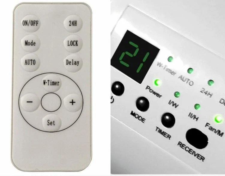2kw Electric Over Door Warm Air Curtain Fan Wall Heater Remote Control Plug  in 5021196805786 | eBay