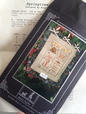 Cross Stitch Pattern Springtime Delights Entwined Elegance Simply Stephie