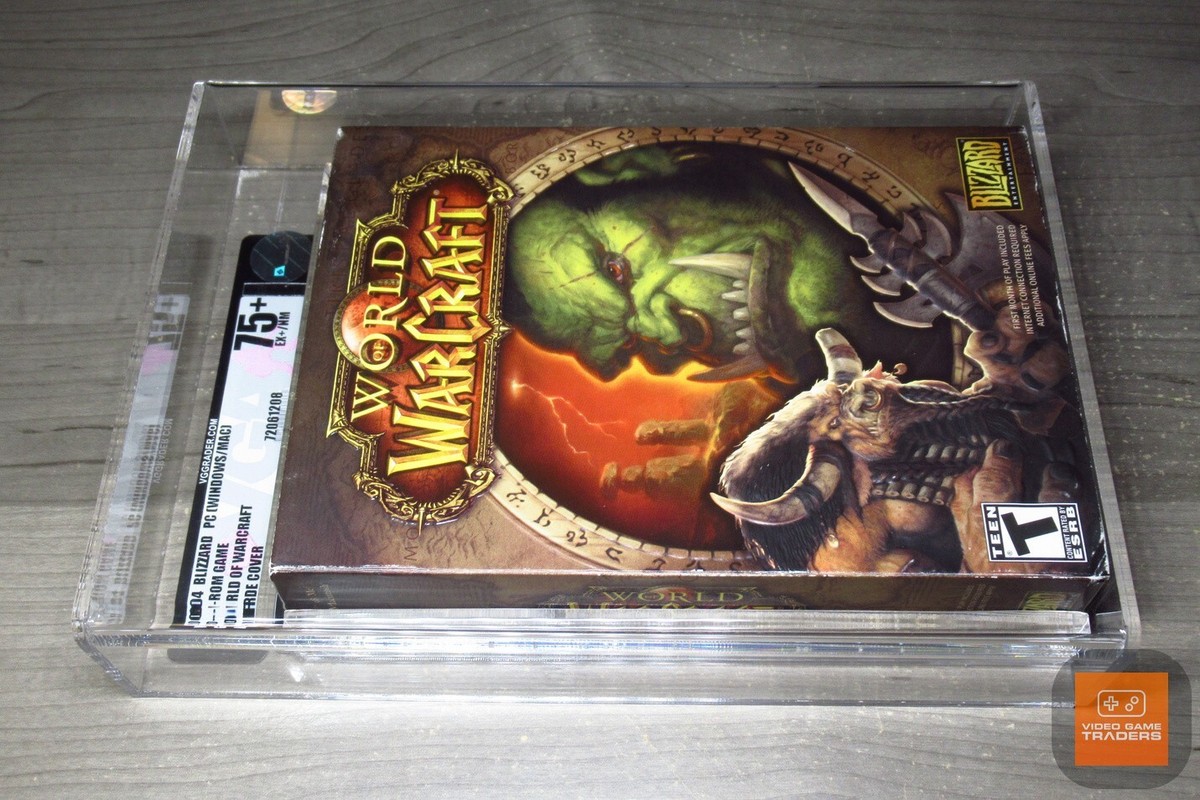 VGA 75+ EX+/NM - World of Warcraft 1ST PRINT Horde Cover PC 2004