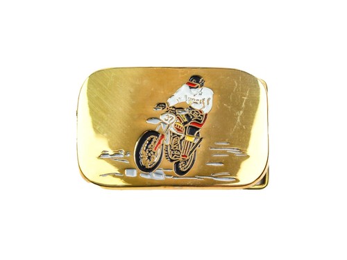 Vintage MACO 1/20 12K Gold Filled Engraved Belt Buckle, 1.75\