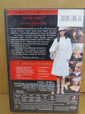 The Devil Wears Prada Full Screen DVD | eBay
