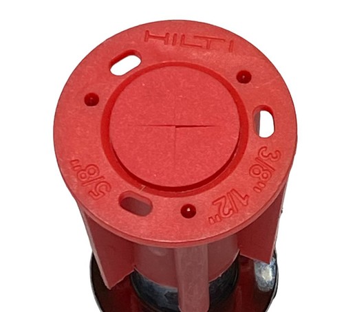 HILTI KWIK CAST 3/8" + 1/2" + 5/8" RED - New - 1Pc - Picture 3 of 4